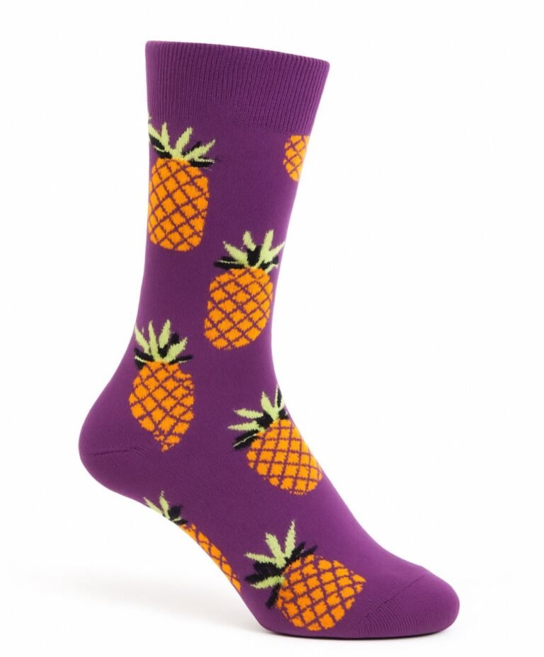 Paarse Ananas Sokken van 60 Pines